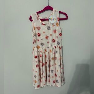 Colorful Sunburst Kids Dress